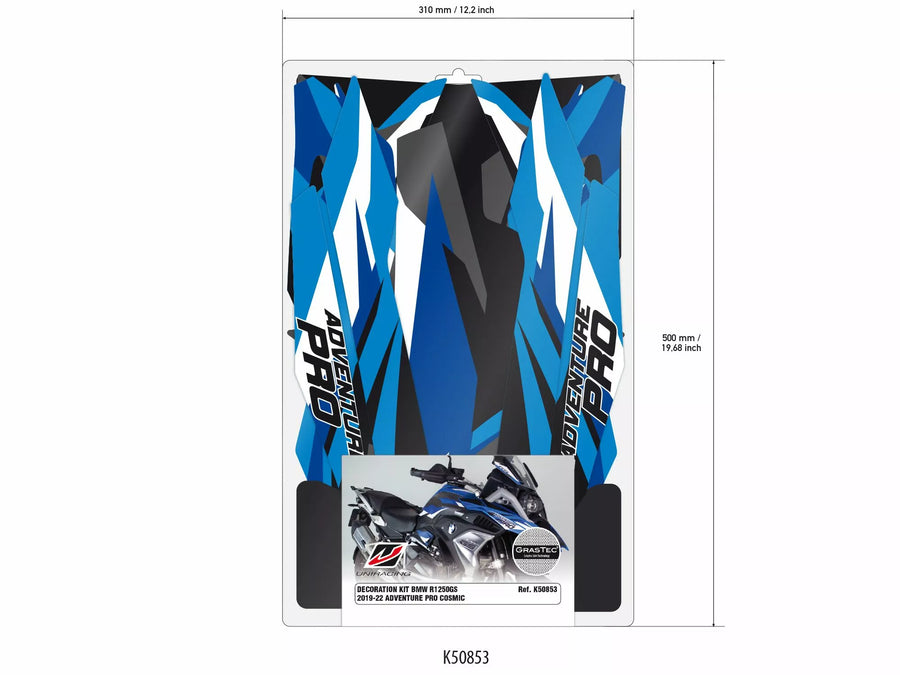 BMW R 1200 GS [UNIRACING] – Aufkleber Set