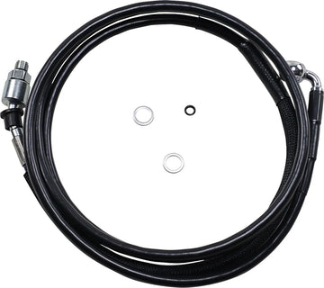 harley davidson fltr [DRAG SPECIALTIES] – Hydraulik-Kupplungsleitung aus Edelstahl