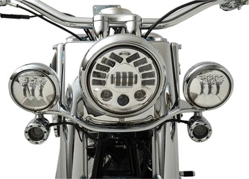 Harley-Davidson Flht 1340 Electra Glide Standard [1986, 1988] - 4-1/2" LED-dimljus - bild 2