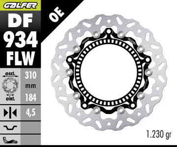 Triumph Tiger Sport 660 ABS [2022-2026] - Schwimmende Wave-Bremsscheibe – Bild 1
