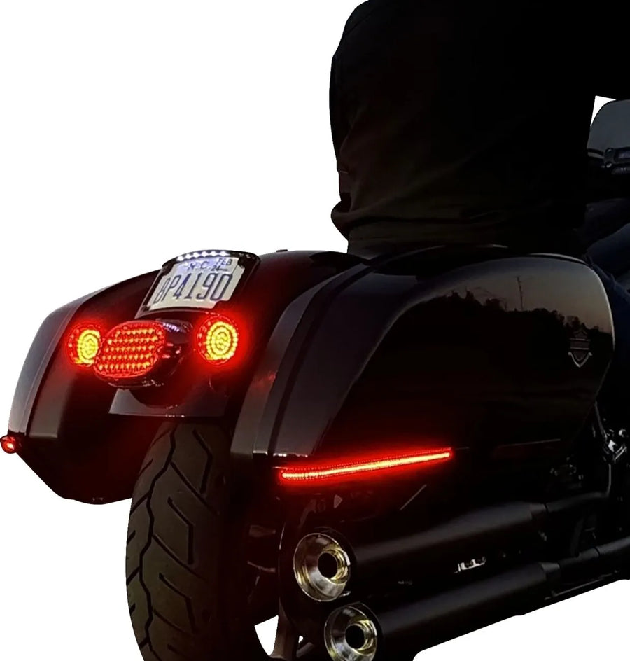 harley davidson fxlrst [CUSTOM DYNAMICS] – LED sadelväska lampor