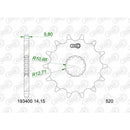CF Moto 675 SR-R [2025-2026] - Kettensatz 520 XSR - 15/48-114 - Kettenrad Stahl Standard
