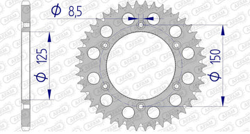 HUSQVARNA FS 450 [2023-2026] - Kettenkit 520 XSR4 - 14/46-116 - Standard Kettenrad Alu
