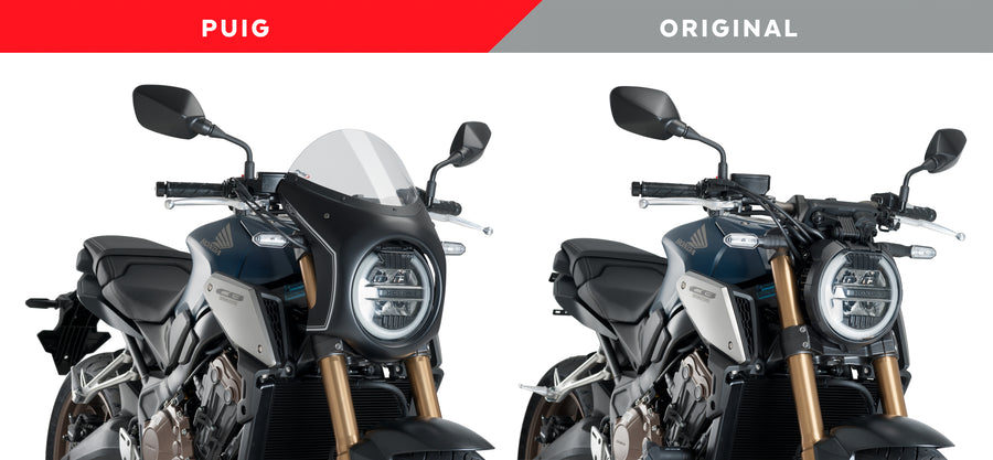 HONDA CB 650 R NEO SPORTS CAFE [2023] – Retro-Verkleidungscheibe – Stark getönt