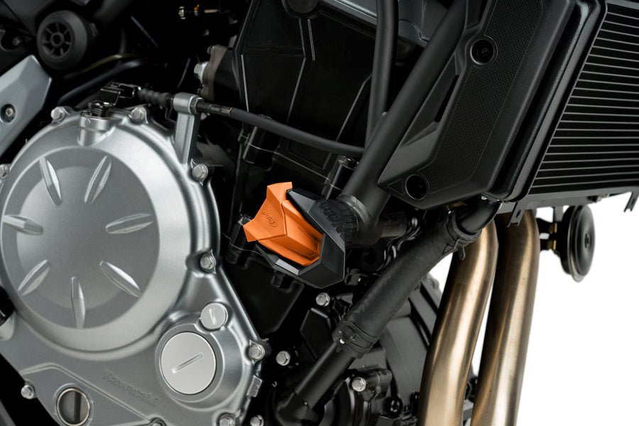 KAWASAKI NINJA 500 SE [2025] – Sturzpads R19 – Schwarz