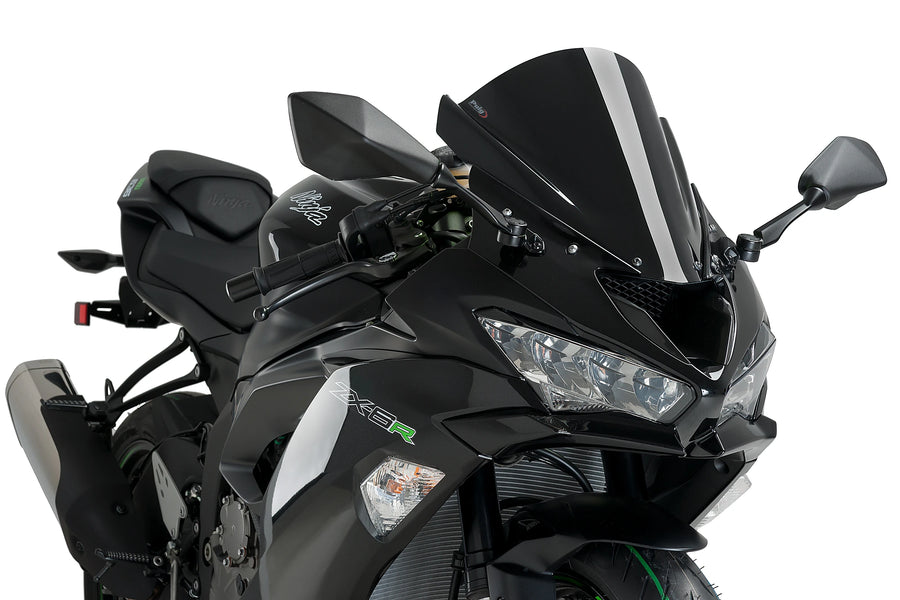 KAWASAKI ZX-6R NINJA [2018] - Z-Racing-skärm | Svart | PUIG 3177N