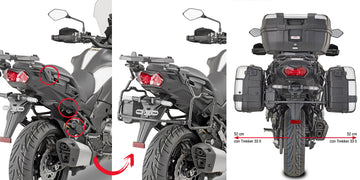 KAWASAKI KLZ 1000 VERSYS [2019-2024] - Snabbfäste på sidofodral