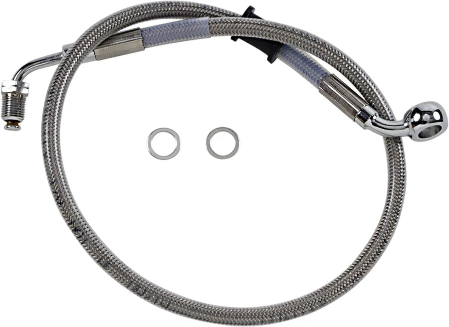 harley davidson flde [DRAG SPECIALTIES] - Bromsledningssats i rostfritt stål