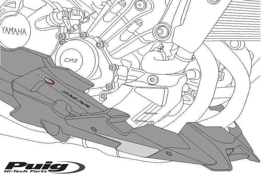 YAMAHA MT 09 MT 09 SP MT 09 TRACER [2017-2022] - Motorskyddskåpa