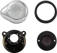 Harley-Davidson XL 883 L Sportster SuperLow [2020] - Air Stinger Stealth Luftfiltersatz – Oberfläche: Verchromt – Bild 12