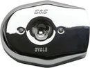 Harley-Davidson FXDBB 1690 Dyna Street Bob Special [2014-2015, 2015] - Mini Teardrop Stealth Luftfiltersatz – Oberfläche: Silber – Bild 10