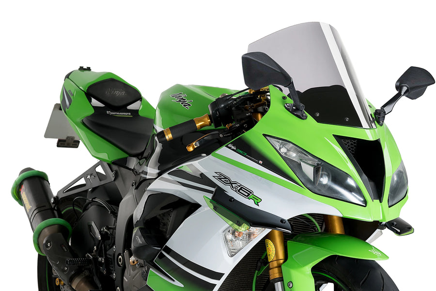 KAWASAKI ZX-6R NINJA [2018] - R-Racer-skärm | Rensa | PUIG 3629W