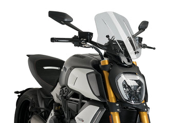 DUCATI DIAVEL 1260 LAMBORGHINI [2023] - Justerbar turskärm | Tonade | PUIG 3775H