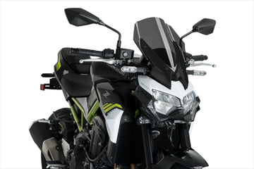 KAWASAKI Z 900 SE [2024] - New Generation Touring Windshield | Kraftigt tonad | PUIG 3841F