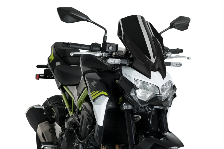 KAWASAKI Z 900 SE [2024] - New Generation Touring Windshield | Svart | PUIG 3841N