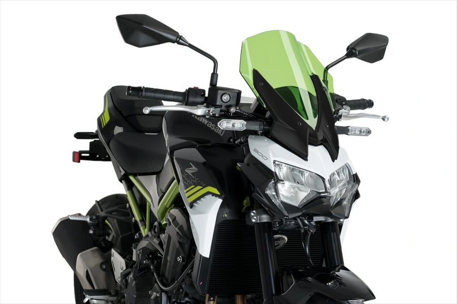 KAWASAKI Z 900 SE [2024] - New Generation Touring Windshield | Grön | PUIG 3841V