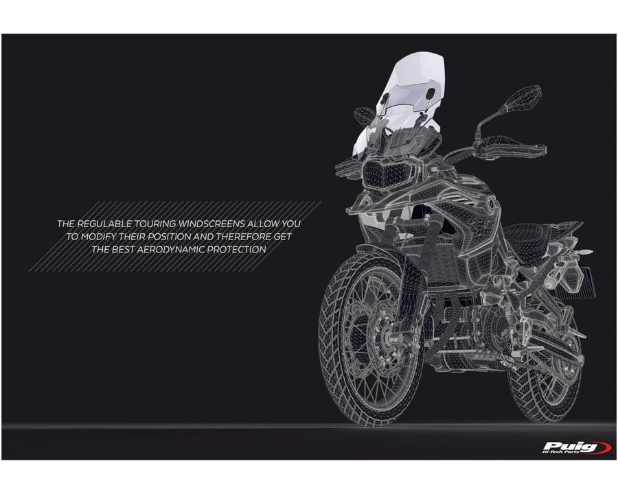 BMW F 800 GS [2025] – Verstellbare Scheibe – Transparent