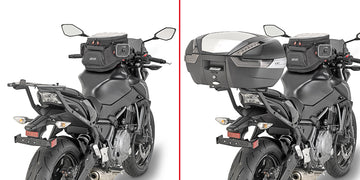 Kawasaki Z 650 [GIVI] - Topcase Träger für MONOKEY® oder MONOLOCK® Koffer zu montieren mit der MONOKEY® Platte M5
