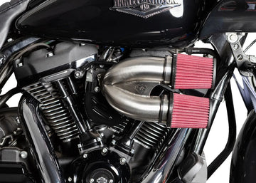 Harley-Davidson Fxlrs 1923 ABS [2025] - Tuned Induction Luftfilterkit – Oberfläche: Silber – Bild 2