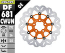 Harley-Davidson XL 883 R Roadster [2010-2013, 2014-2015] - Floating wave bromsskiva - Yta: orange, silver, rostfritt stål - Bild 2