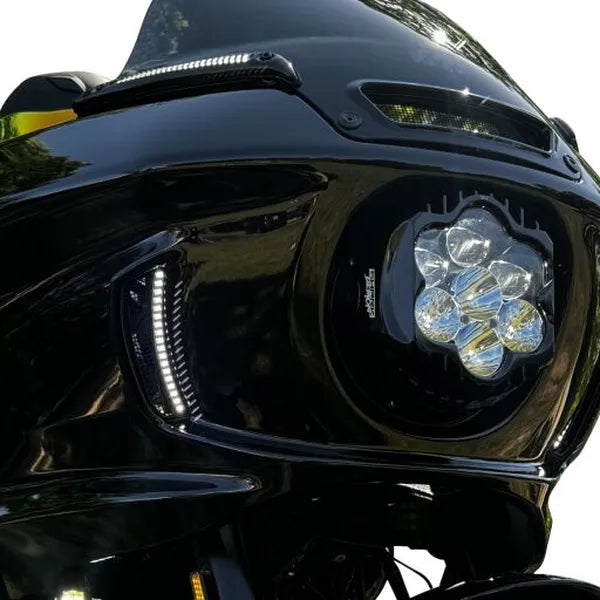 Harley-davidson LOW Rider [CUSTOM DYNAMICS] – Shark Demon 2 Performance LED-strålkastare