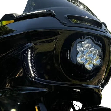 Harley-davidson LOW Rider [CUSTOM DYNAMICS] – Shark Demon 2 Performance LED-strålkastare
