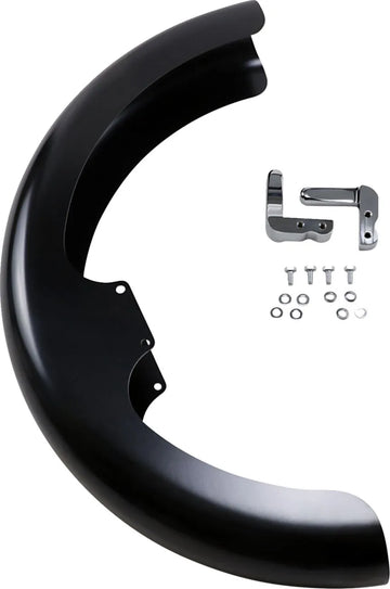 harley davidson softail street bob fxbb [KLOCK WERKS] - Hugger Series framskärm med monteringsblock för Softail/Dyna