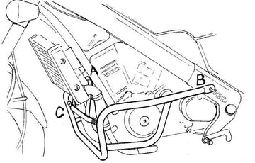 Honda NTV 650 [1988-1998] - Motorskyddsfält