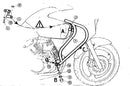 Honda Varadero 125 [2001-2006] - Motorschutzbügel-1