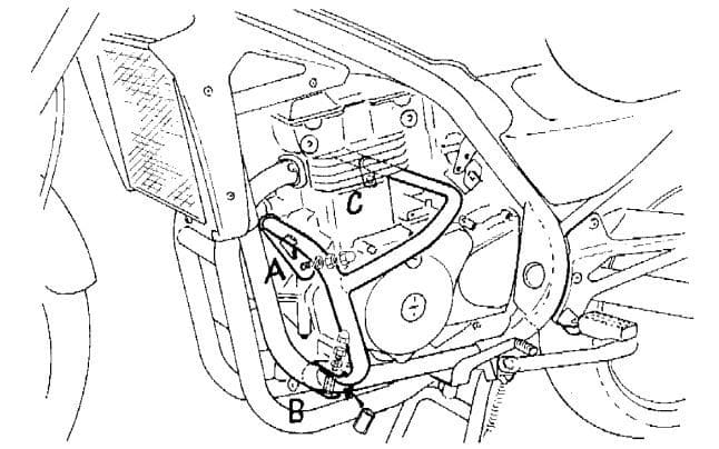 Kawasaki ER-5 [1997-2000] - Motorschutzbügel