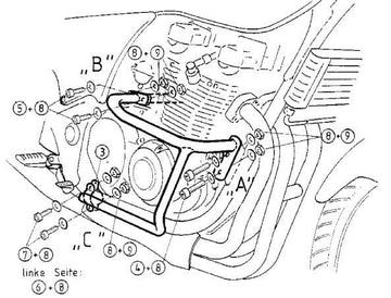 Kawasaki ZR-7 [1999-2003] - Motorskydd