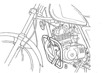 Suzuki GN 125 [1991-1996] - Motorskyddsfält