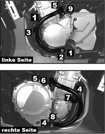 Suzuki GSF 1250 [2007-2016] - Motorskyddsfält