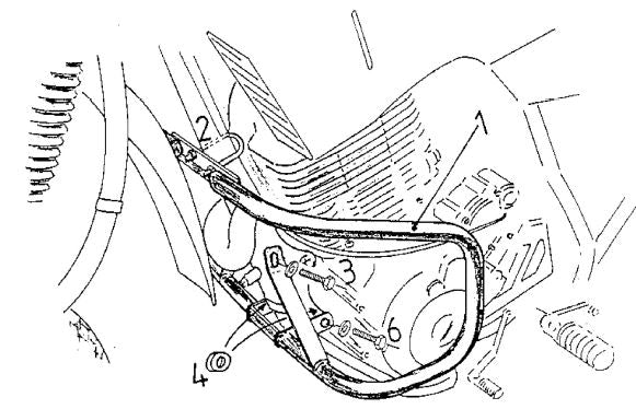 Yamaha XT 600 E [1990-1994] - Motorschutzbügel
