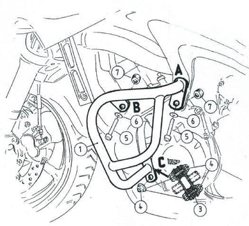 Yamaha Fz 6 [2004-2010] - Motorskyddsfält