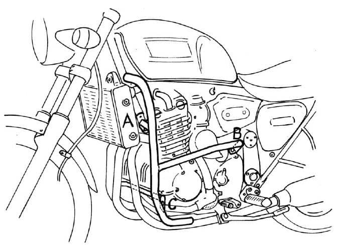 Triumph Thunderbird [1995-1998] - Motorskydd