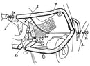 Yamaha XT 600 Ténéré [1988-1990] - Motorskydd detaljvy
