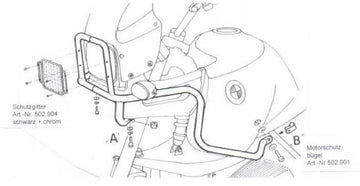 BMW R 850 GS [1994-2000] - Tankskyddsfält