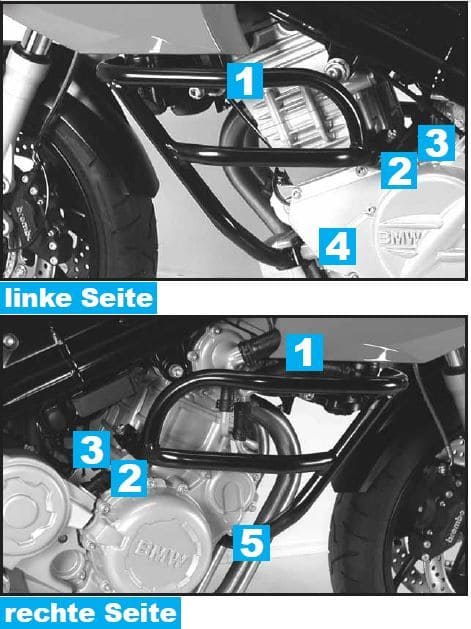BMW F 800 s [2006-2011] - Motorskyddsfält