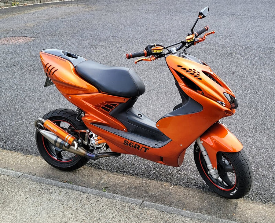 Yamaha Aerox 50 2T LC CAT [2004–] - Auspuff Pro Replica MK2 Orange