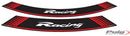 PUIG Racing Felgenrandaufkleber – Universal | Rot | PUIG 5531R