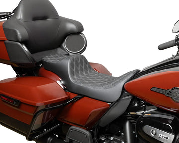 harley davidson touring [DRAG SPECIALTIES] – Predator III Sitz mit verlängerter Reichweite - 0