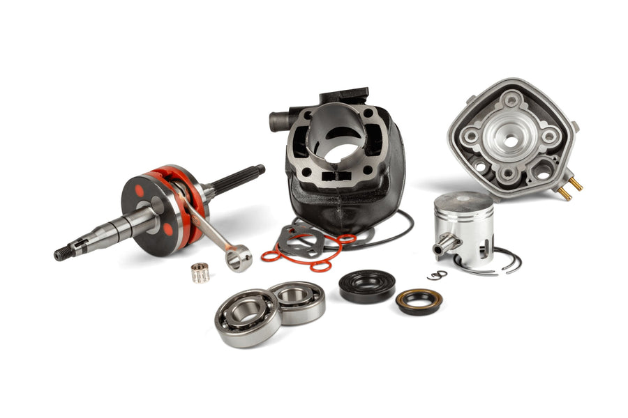 MBK Nitro Naked 50 2T LC [–2012] - Zylinderkit und Kurbelwelle 70 Grauguss LC