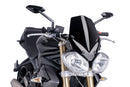 TRIUMPH STREET TRIPLE 675 RX [2016] - Ny generation sportvindruta | Svart | PUIG 5658N