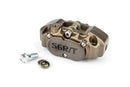 MBK Nitro 50 2T LC [–1998] - 4-Kolben-Bremssattel mit Adapter eloxiert