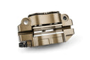 MBK Nitro 50 2T LC [–1998] - 4-Kolben-Bremssattel mit Adapter eloxiert