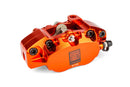 MBK Nitro 50 2T LC [–1998] - 4-Kolben Bremssattel mit Adapter Orange