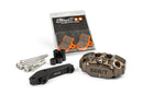 Yamaha Aerox 50 2T LC [2000–] - 4-Kolben-Bremssattel mit Adapter eloxiert