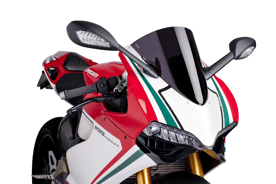 DUCATI PANIGALE V4R [2025] - PUIG R-Racer Skärm | Kraftigt tonad | PUIG 5990F