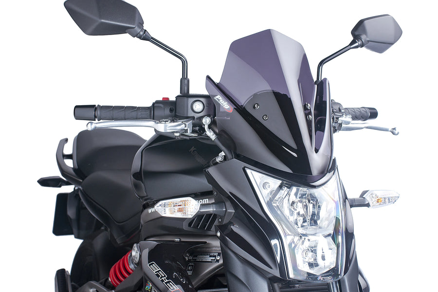 KAWASAKI ER-6N [2016] - Ny generation sportvindruta | Kraftigt tonad | PUIG 5997F